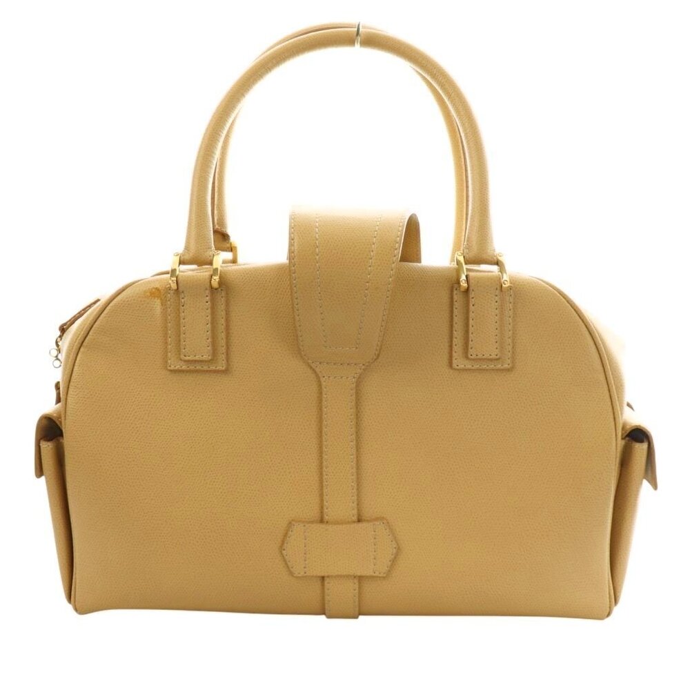 Loewe Tote Leather Travel Brown Boston Bowling Bag Brown